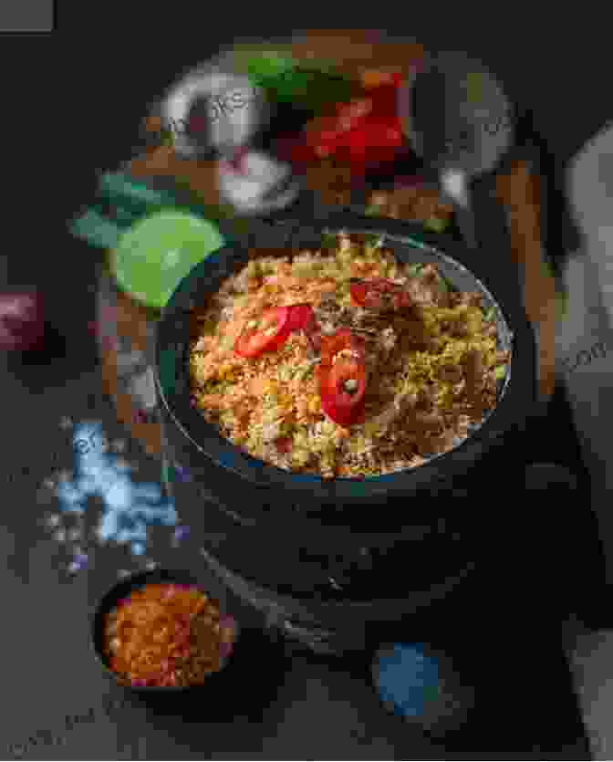 A Freshly Made Coconut Sambol, Showcasing The Vibrant Colors And Textures Of Sri Lankan Cuisine Cooking Seafood: Sri Lankan Style