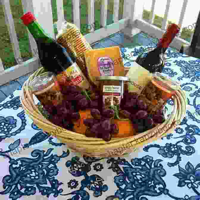 A Picnic Basket With A Bottle Of Wine And A Cheese Platter Hello 365 Picnic Recipes: Best Picnic Cookbook Ever For Beginners Fruit Pie Cookbook Egg Salad Recipes Summer Salads Cookbook Chocolate Truffle Cookbook Ice Cream Sandwich Cookbook 1