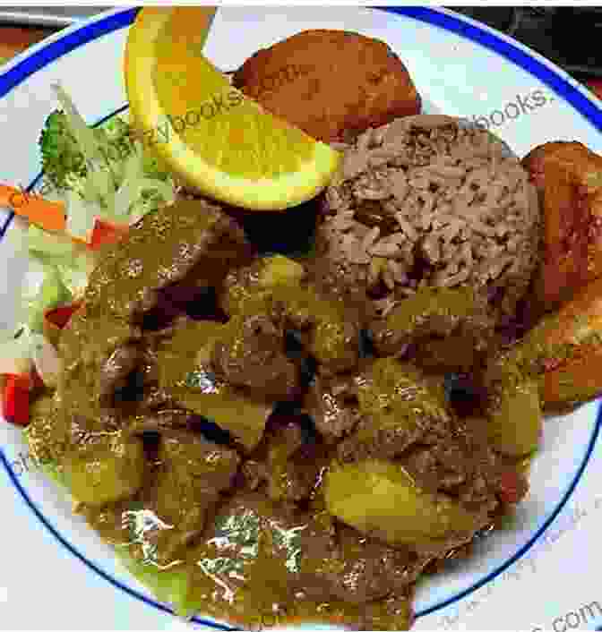 A Plate Of Curry Goat, A Jamaican Dish Jamaican Food Recipes: Recipes For The All Time Classic Jamaican Dishes: To Jamaican Cuisine