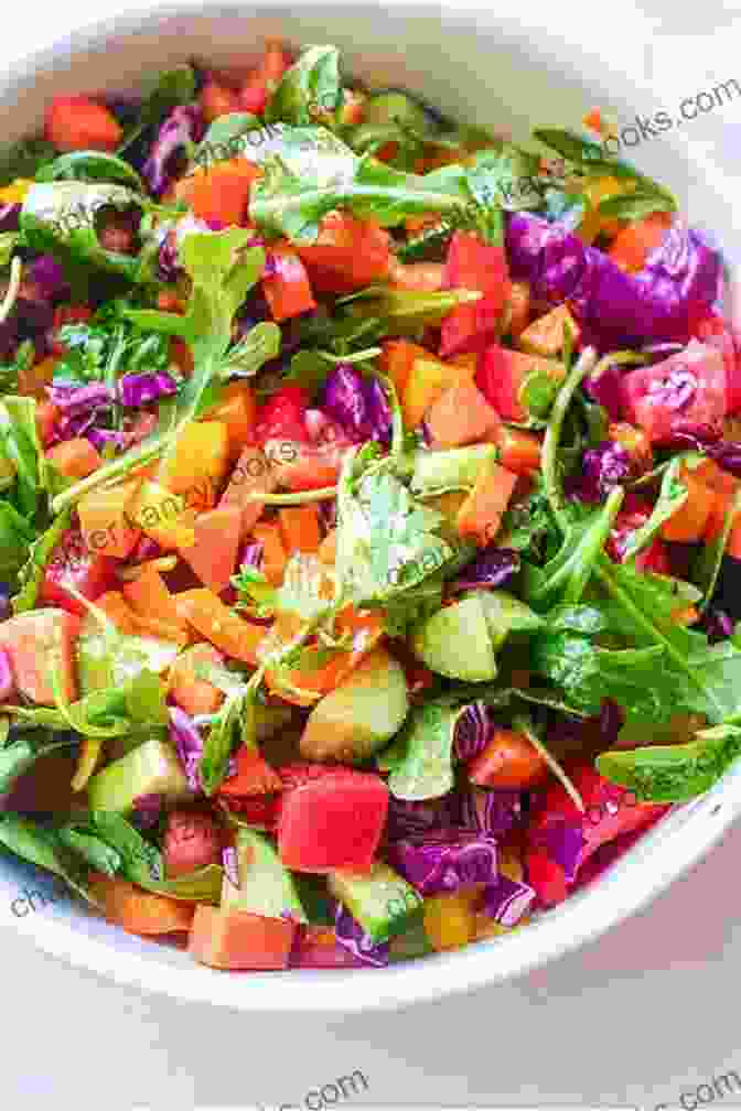 A Vibrant And Colorful Salad Filled With Fresh Vegetables, Fruits, And Nuts. The Whole Smiths Real Food Every Day: Healthy Recipes To Keep Your Family Happy Throughout The Week