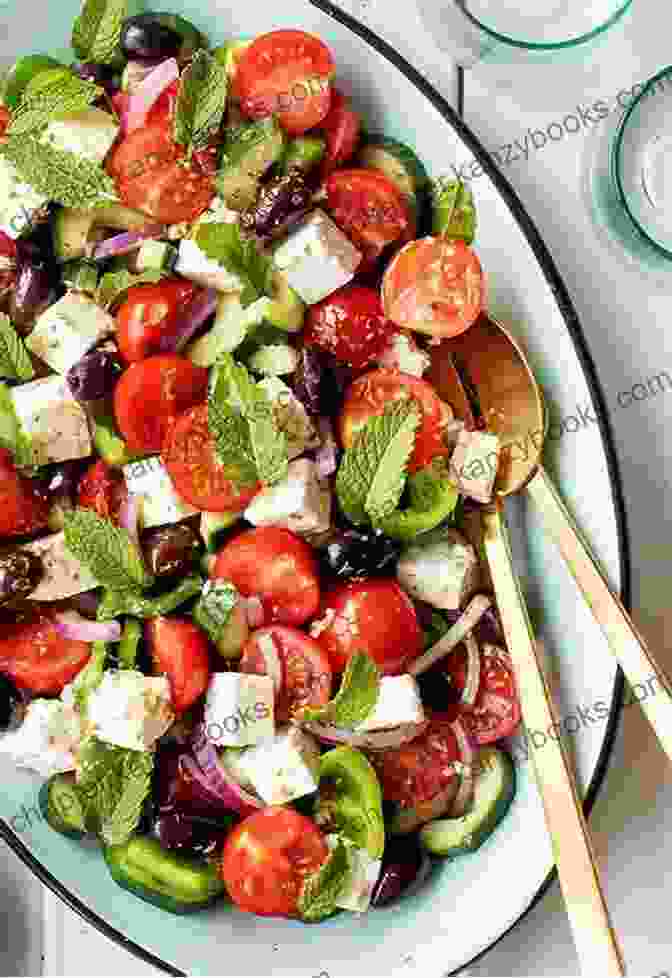 A Vibrant Greek Salad, Bursting With Fresh Vegetables And Tangy Feta Cheese Heart Health: Heart Healthy Cookbook: 30 Quick Easy Heart Healthy Greek Recipes For Smart Heart Health (cooking Weight Loss Weight Maintenance) (cooking Weight Maintenance Weight Watchers 1)