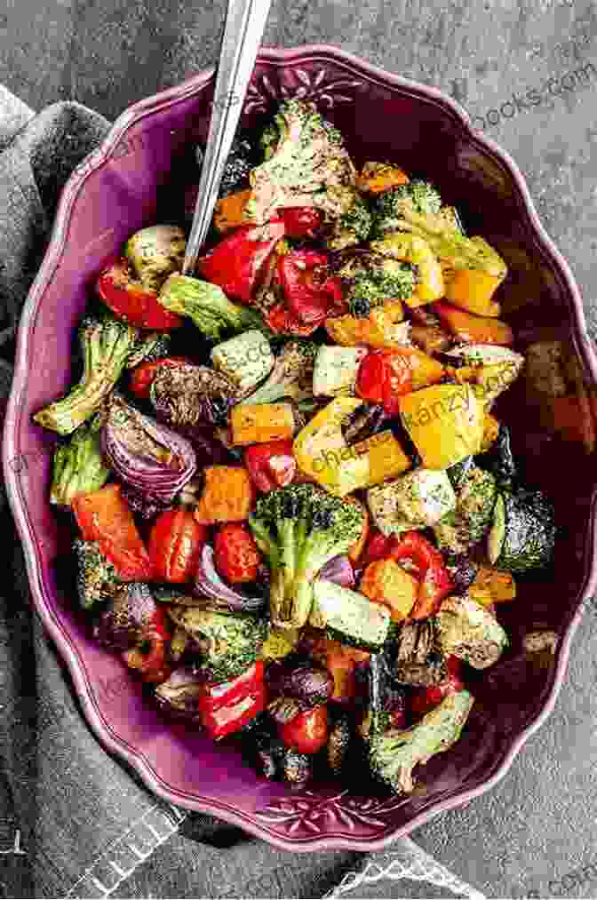 Image Of A Colorful Array Of Roasted Vegetables Hello 365 Honey Recipes: Best Honey Cookbook Ever For Beginners Roasted Vegetable Cookbook Pie Tart Recipe Homemade Ice Cream Recipes Mousse Cake Recipe Milk And Honey Cookbook 1