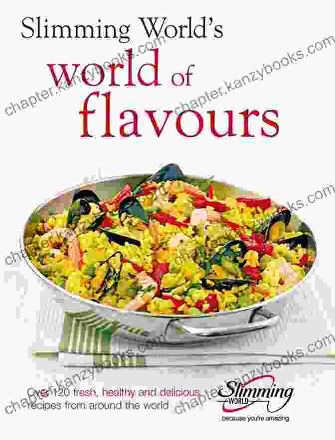 Slimming World World Of Flavours Cookbook Cover Featuring Vibrant Food Photography Slimming World: World Of Flavours