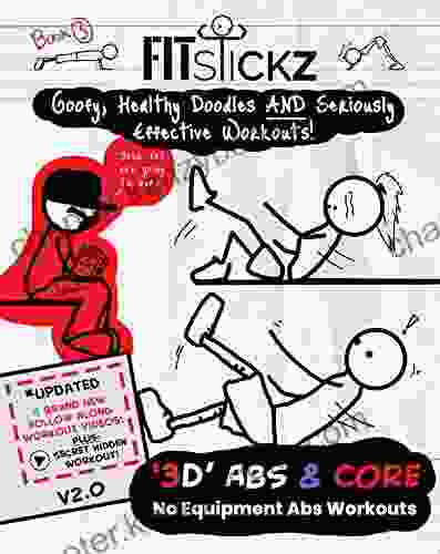 Fitstickz Healthy Doodles Serious Effective Home Workouts 3: No Equipment Abs Core At Home Workouts